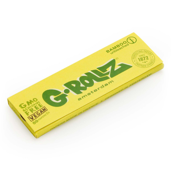 G-ROLLZ Bamboo Unbleached 1 1/4  papírky