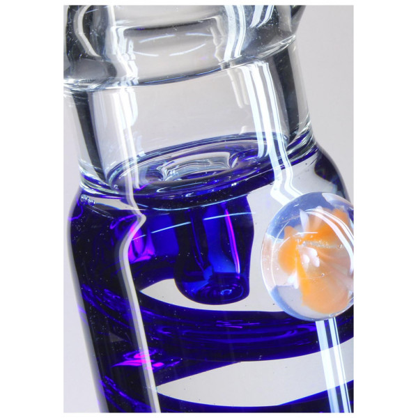 Nástavec pro skládací bongy Blaze M&M s chladící spirálou 24cm, modrý