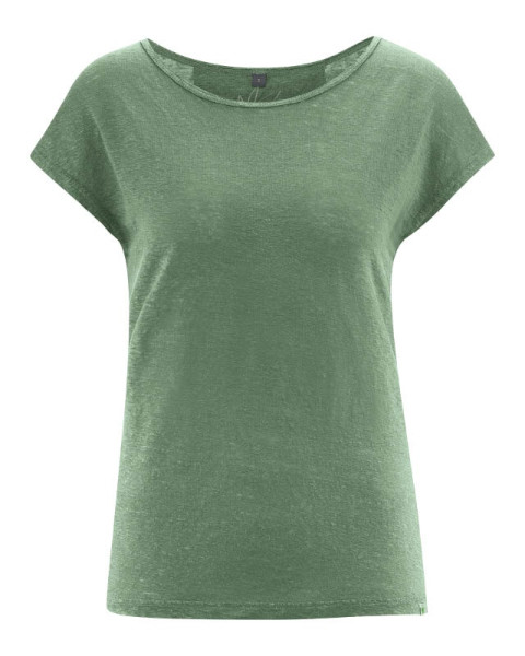 100% Konopné triko dámské zelené, vel.L