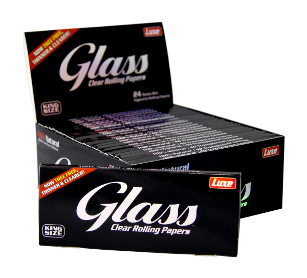 Glass King size CELULÓZOVÉ cigaretové papírky