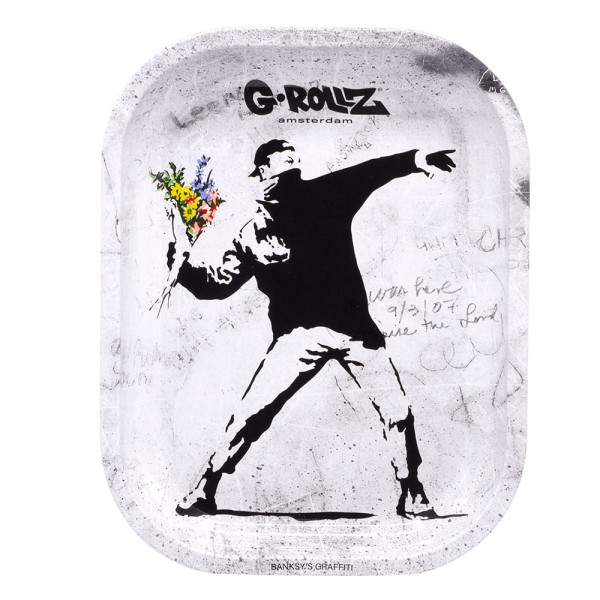 Tácek G-ROLLZ Banksys Flower Thrower Alt 18x14cm