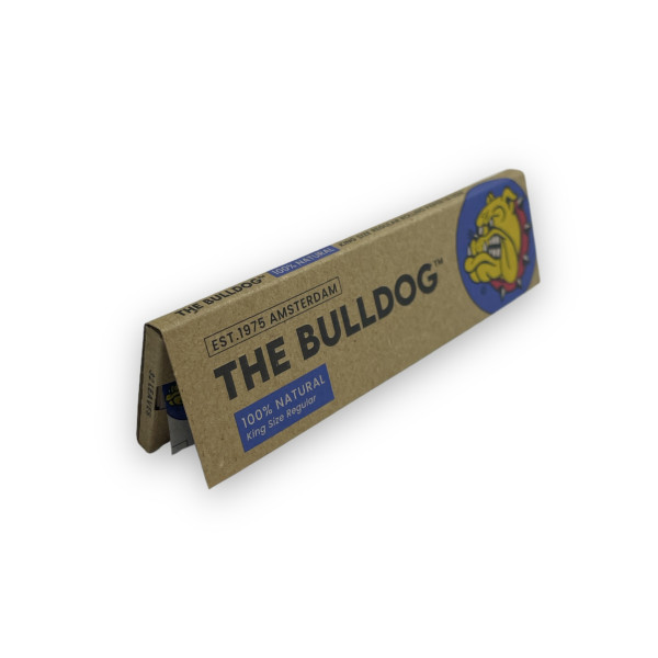 Bulldog papírky King Size blue natural