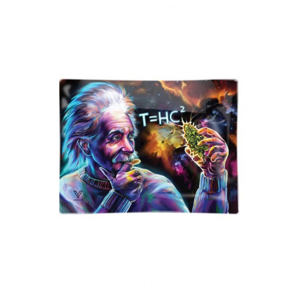 Tácek skleněný Einstein THC Black Hole 16x12cm