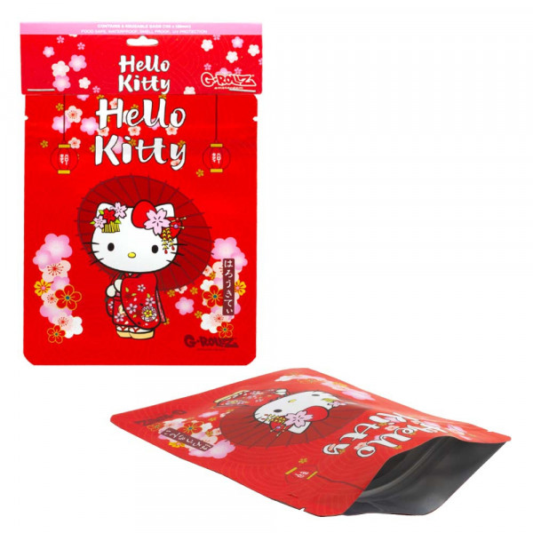 Rychlouzavírací sáček G-Rollz Hello Kitty Kimono Red 10,5x12,5cm 8ks