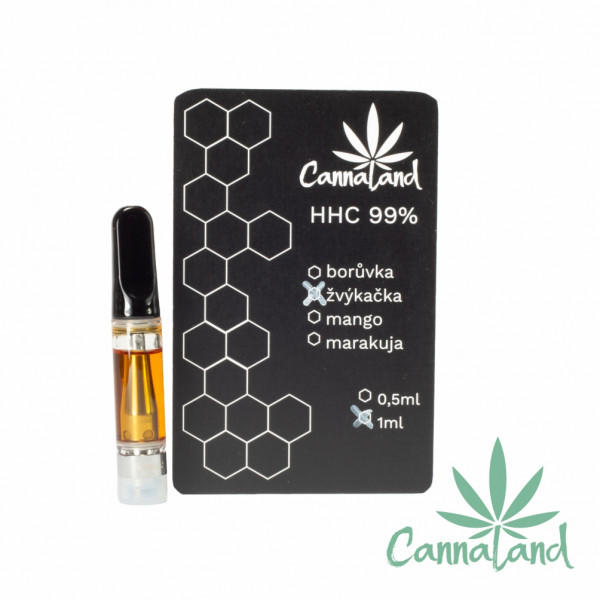 CCELL® HHC Cartridge 99% 1ml, žvýkačka