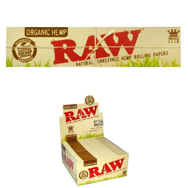 RAW Organic Slim King Size cigaretové papírky